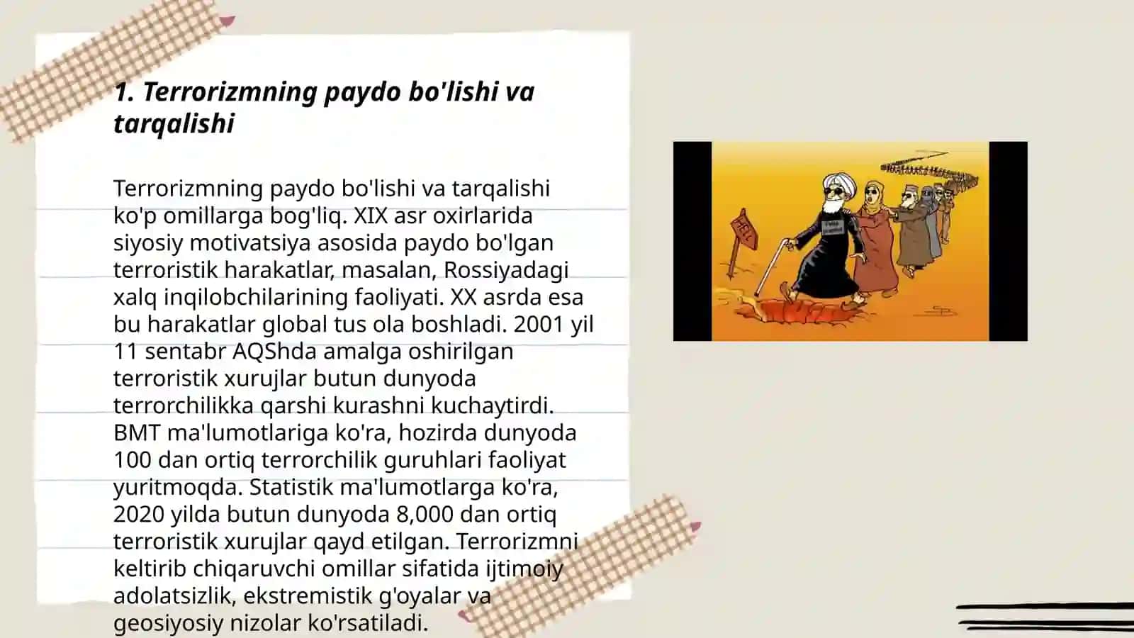 Terrorizm va diniy ekstromizm-insonlarni halokatga olib keluvchi manba 3