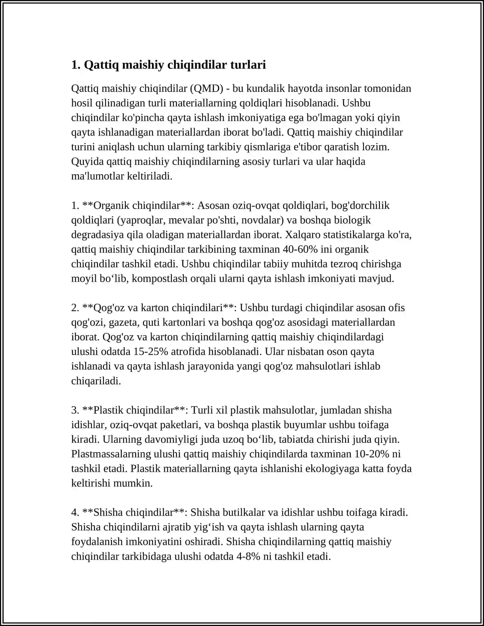 QATTIQ MAISHIY CHIQINDILARNI YONISH XUSUSIYATLARI 3