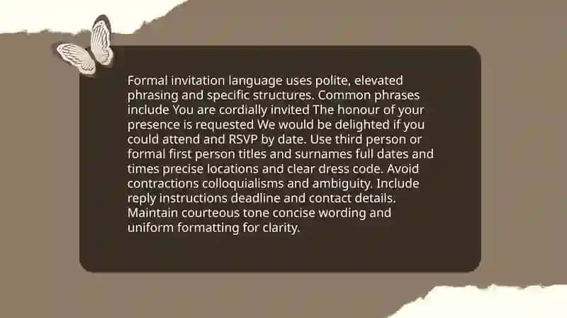 Invitations and responses 3