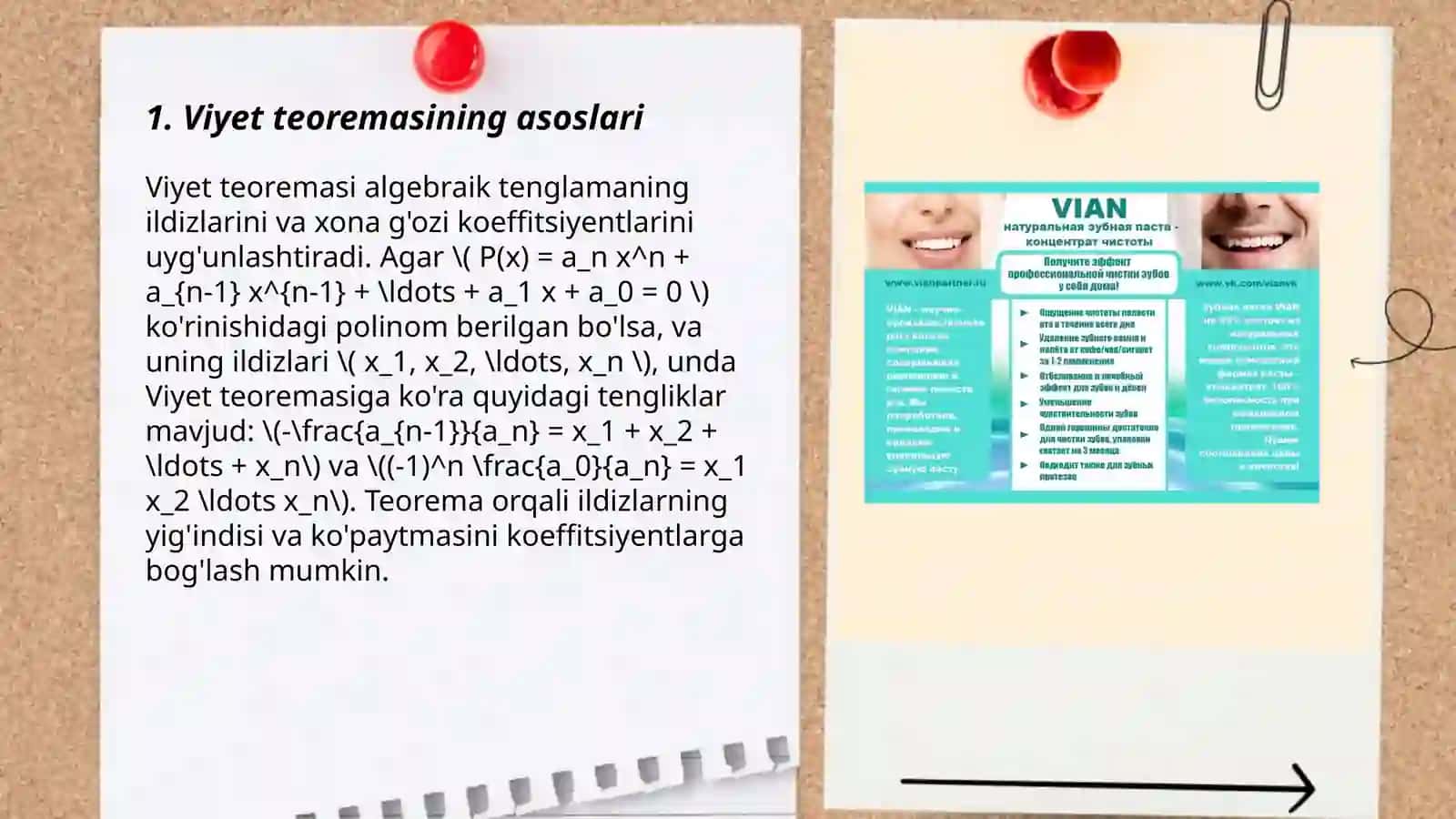 Viyet teoremasi 3