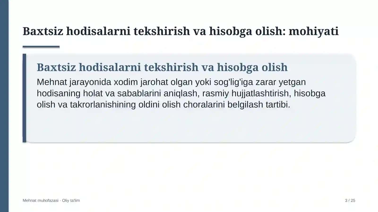 gaz kimyo majmualarida baxtsiz hodisalarni tekshirish va hisobga olish 9145 3