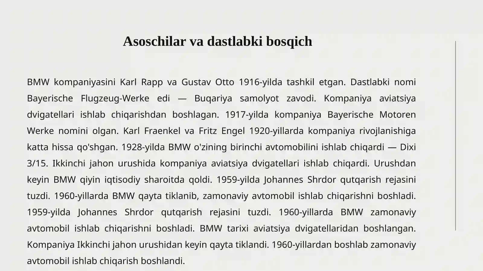 BMW KOMPANIYASI 3