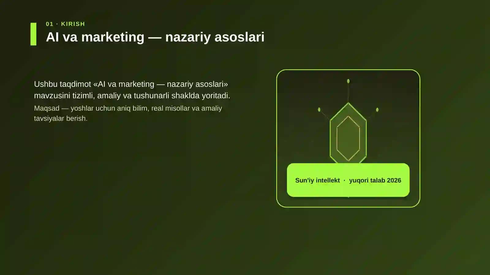 AI va marketing — nazariy asoslari 3