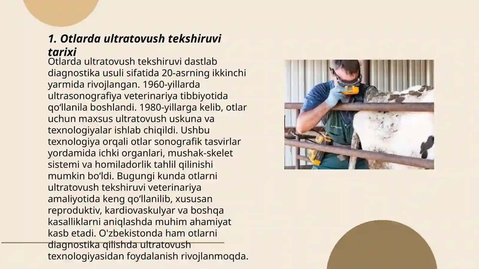 Ultratovush tekshiruvi (ultratovush) otlarda kasalliklarni tashxislash usuli 3