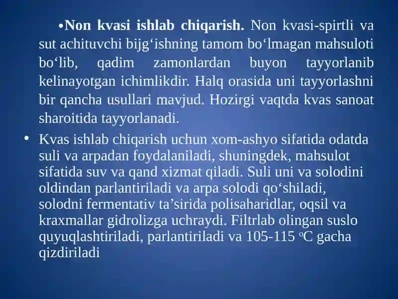 SHAROB TAYYORLASH TEXNOLOGIYASI 3