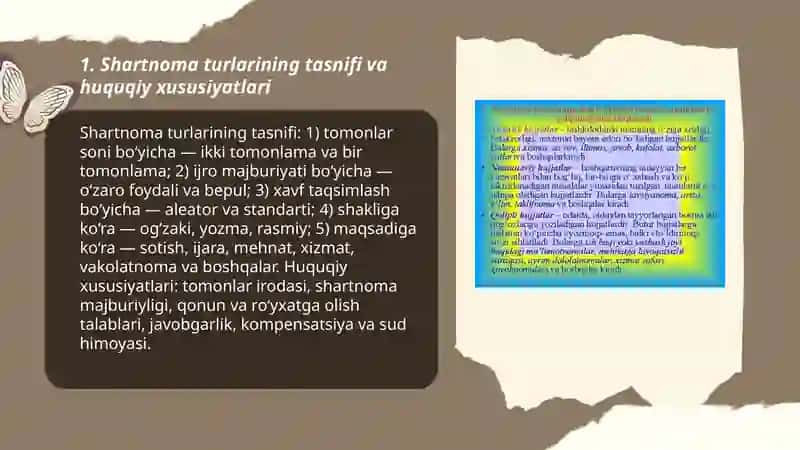 Filologiya va tillarni oʻqitish Oʻzbek tili va ta'lim yoʻnalishi 1-bosqich 8-guruh talabasi Islomova Farogʻat va Xoʻjanazarova Gulsanamlarning Davlat tilida ish yuritish fanidan qilgan taqdimoti 3