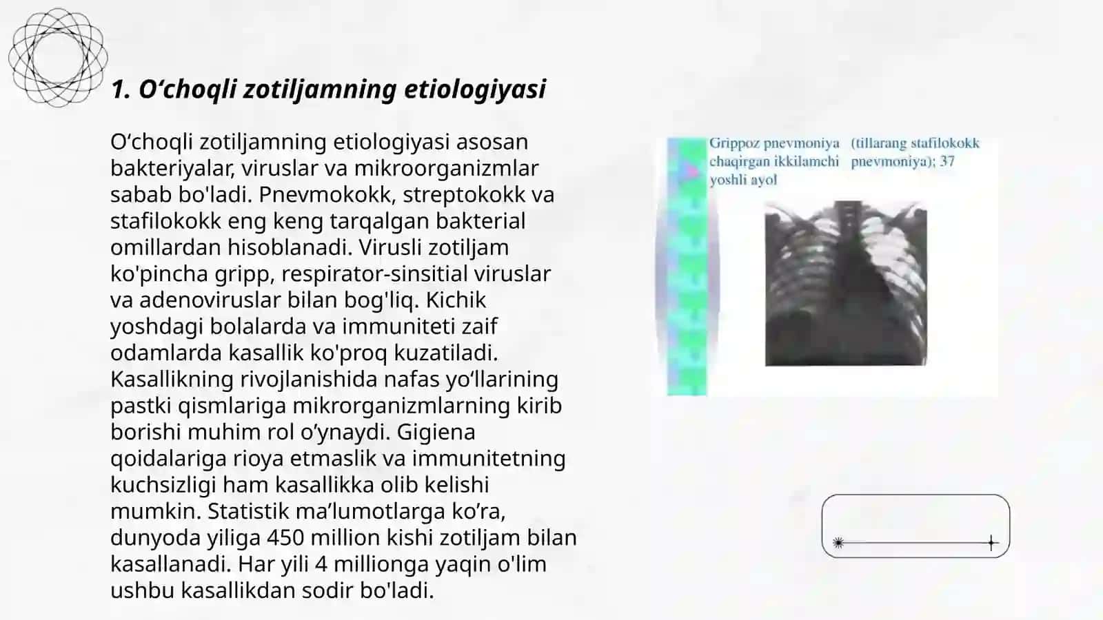 Oʻchoqli zotiljamning etiologiyasi 3