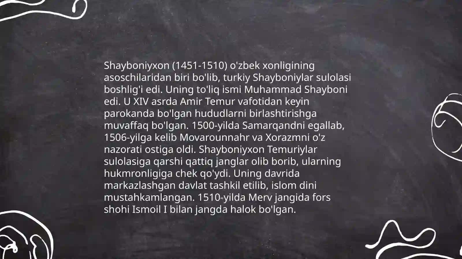 Muhammad Shayboniy ijodi 3