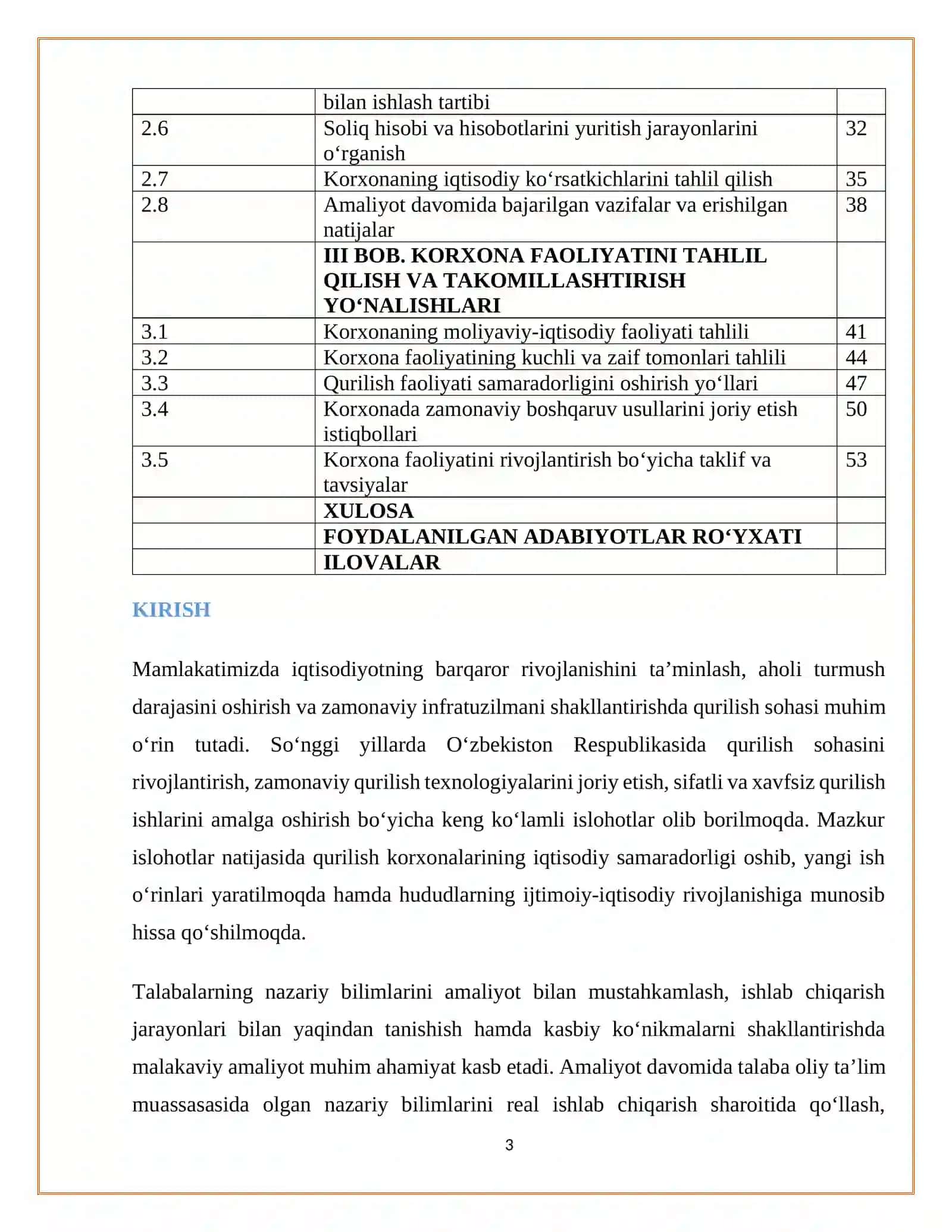 “FAYZ ISTIQLOL BUNYODKORI” MCHJ TERMIZ 3