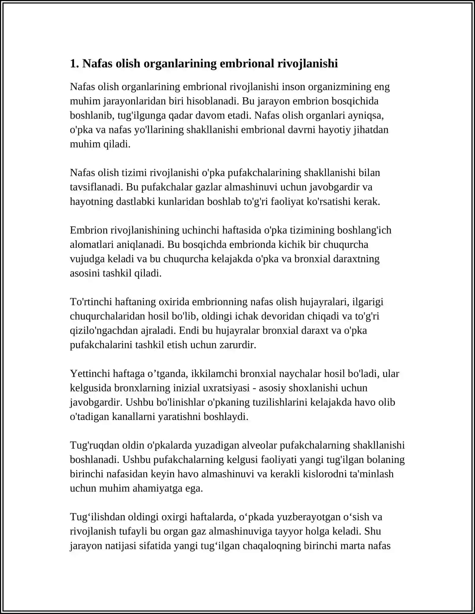 NAFAS OLISH ORGANLARINI TARAQQIYOTI 3