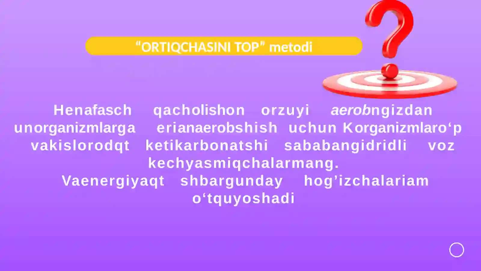 Odam va hayvonlarning nafas olishi 3