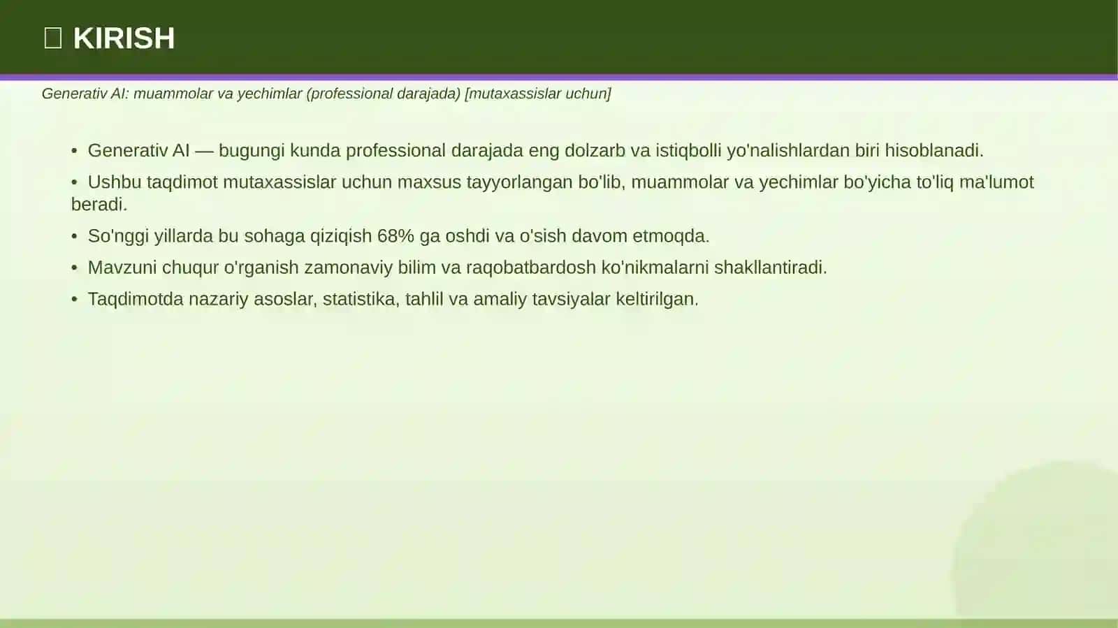 Generativ AI: muammolar va yechimlar (professional darajada) [mutaxassislar uchun] 3