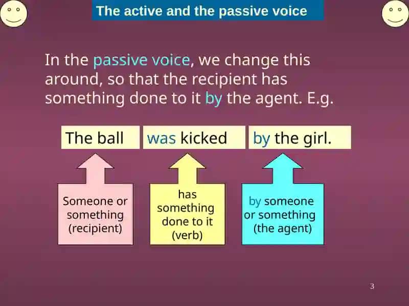 Passive voice 3