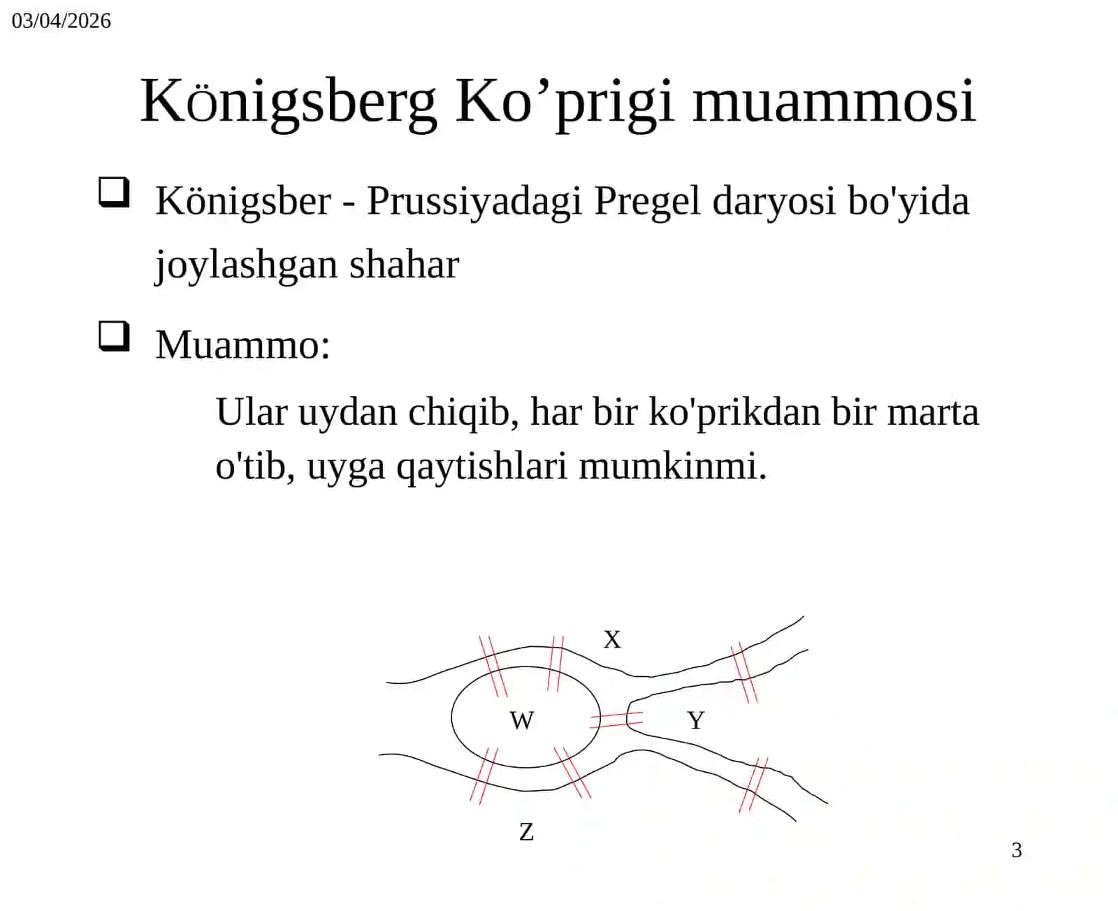 Graf nima? 3