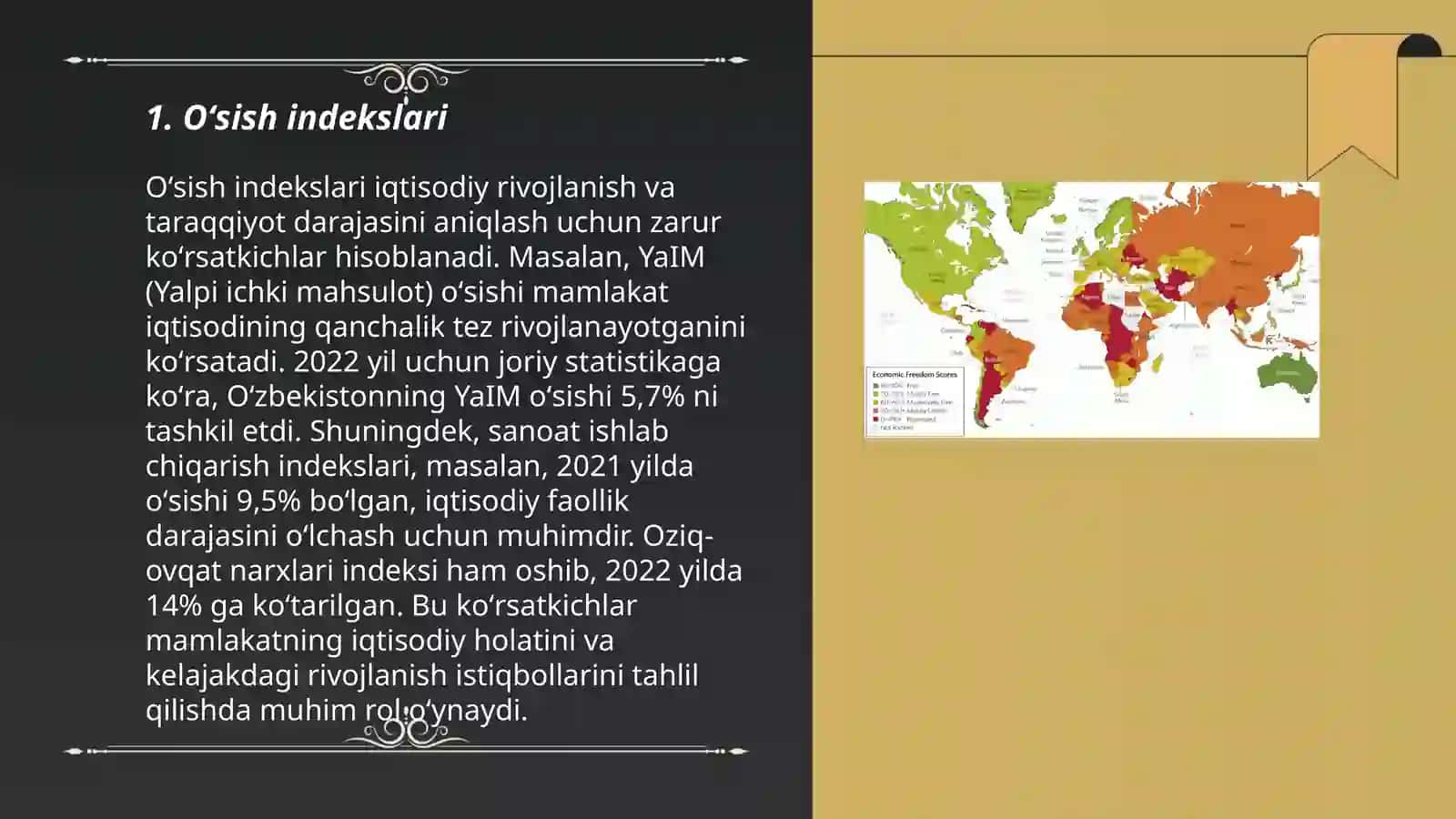 Oʻsish indekslari 3