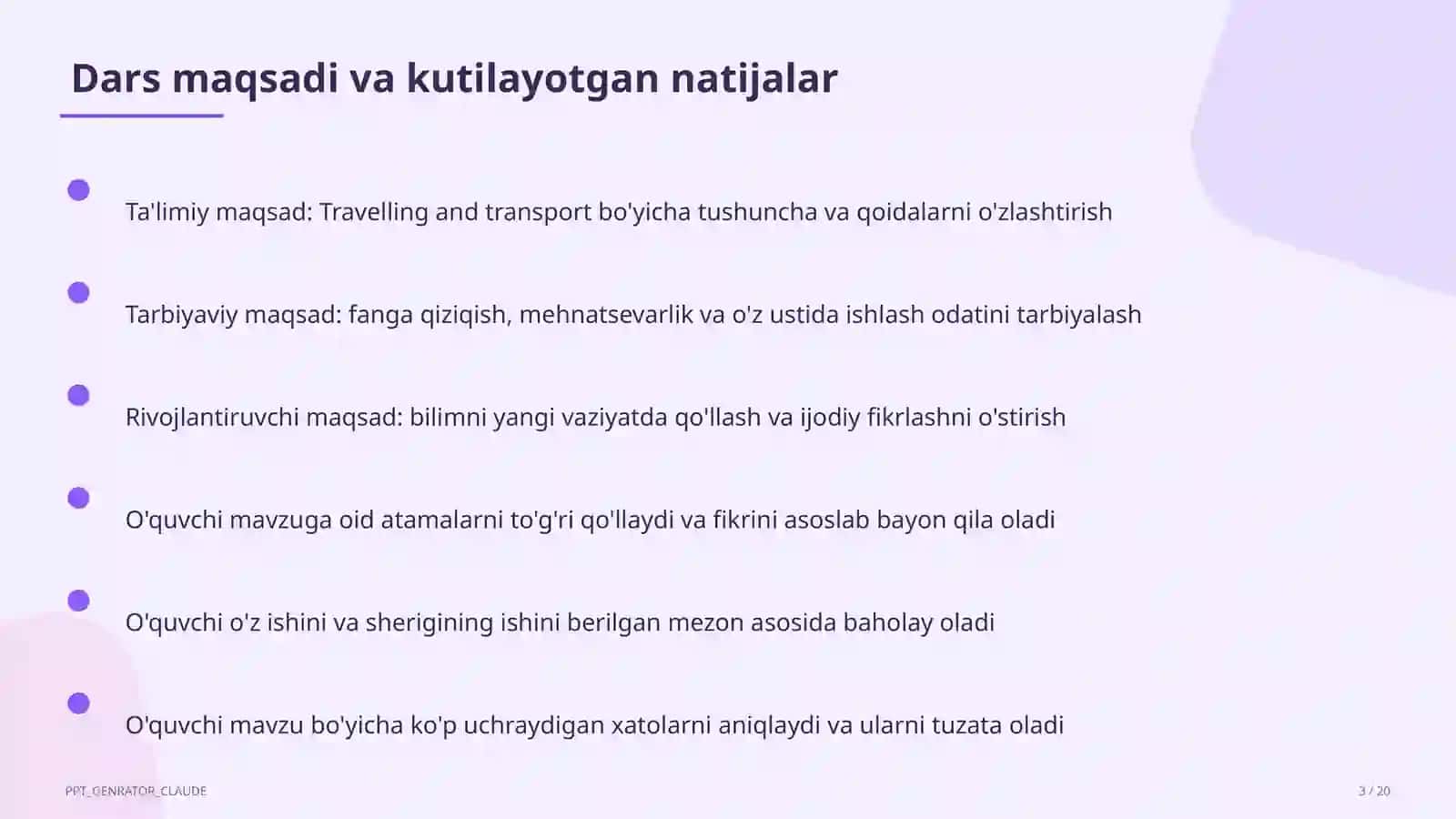 Ingliz tili (1–11) — o'quvchilar uchun 3
