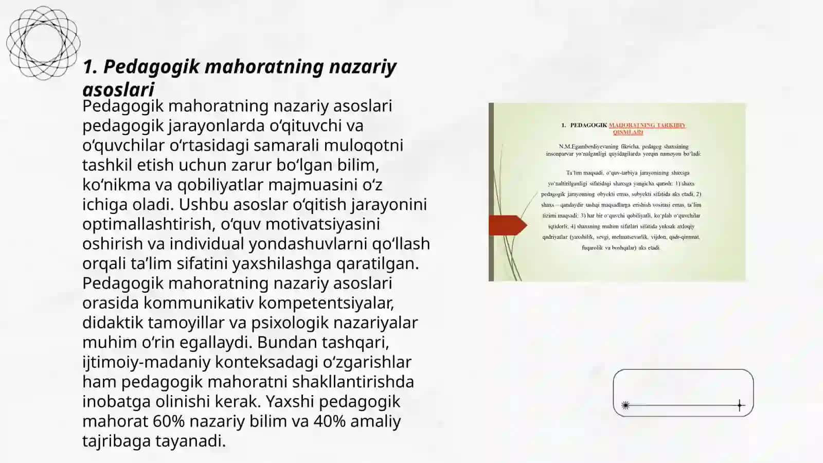 Pedagogik mahorat kursi vazifalari 3