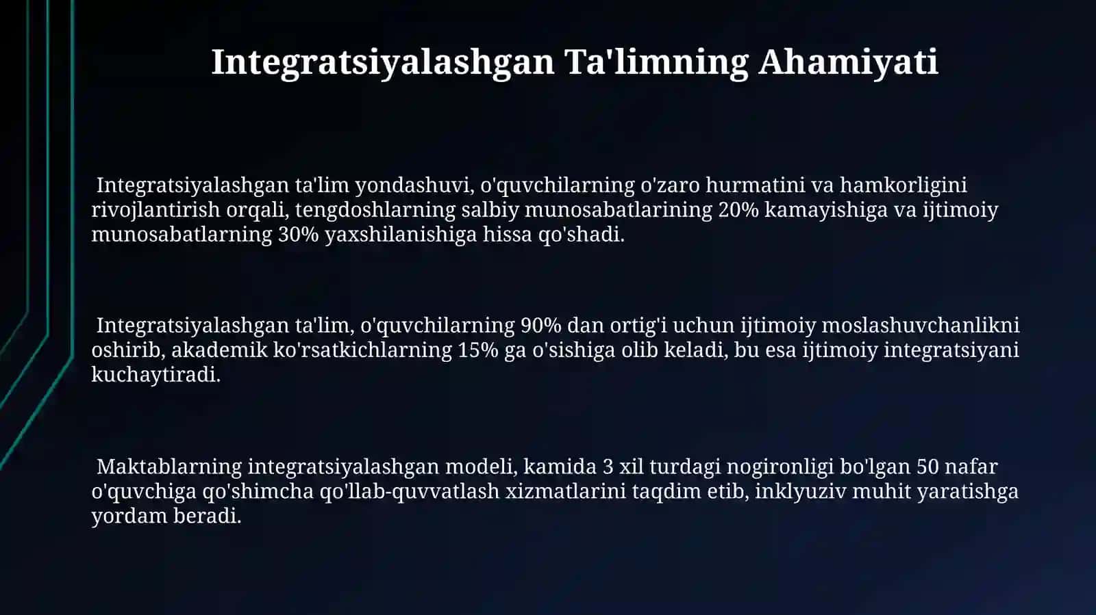 Inklyuziv talimning mohiyati integratsion talim vaijtimoiyreablitatsiya 3