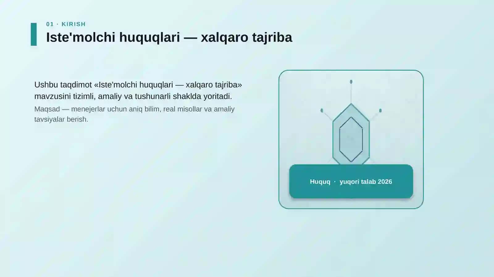 Iste'molchi huquqlari — xalqaro tajriba 3