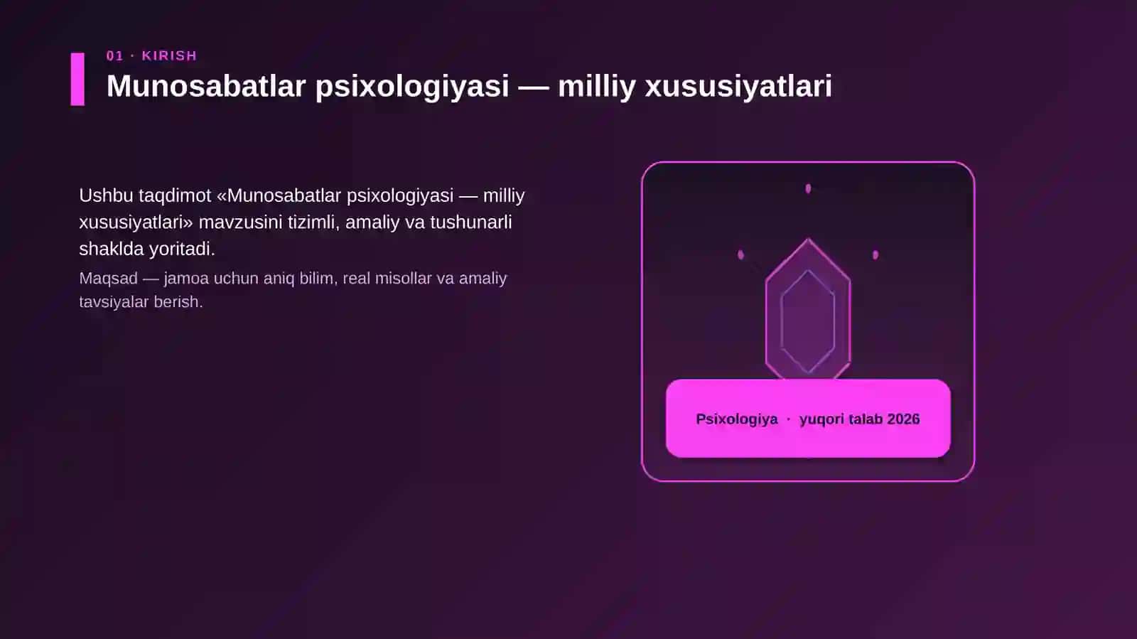 Munosabatlar psixologiyasi — milliy xususiyatlari 3