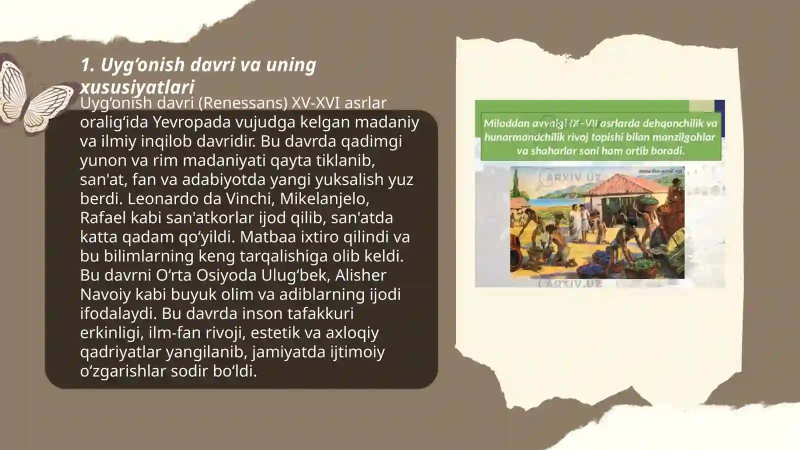 Uyg‘onish davri va uning xususiyatlari 3