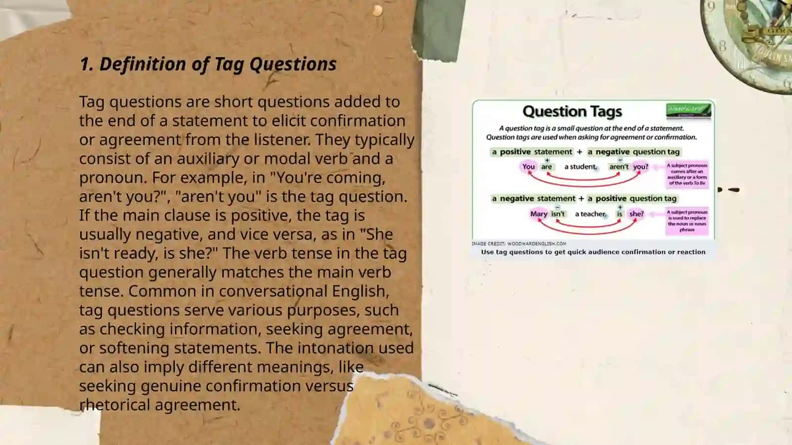 Tag question 3