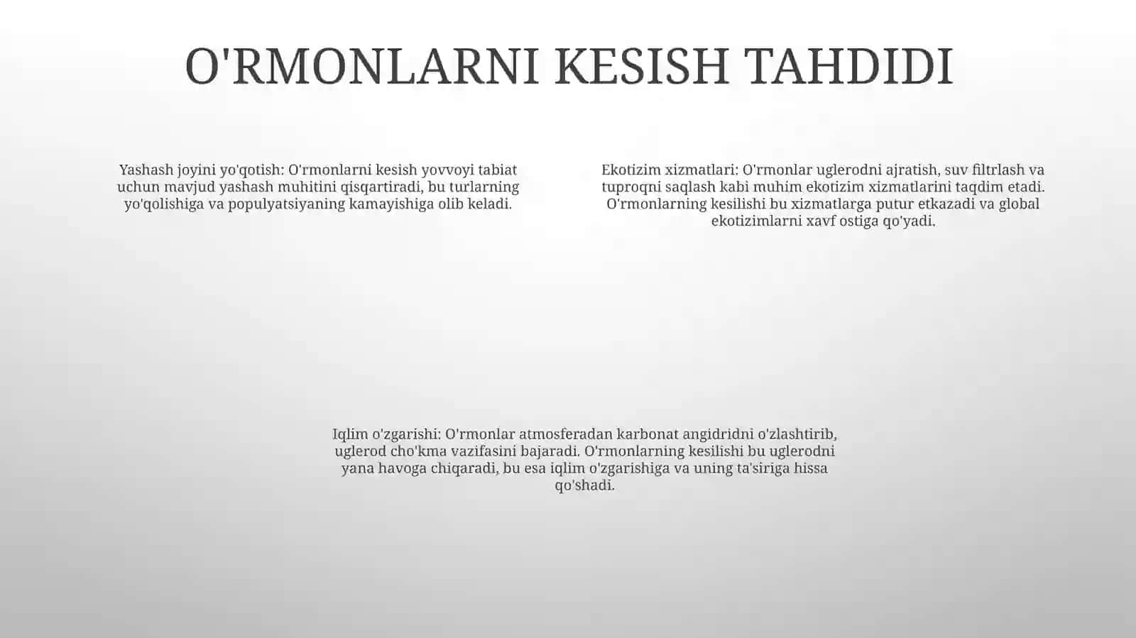 Global Muammolarga Oid Qiziqarli VideoRolik 3