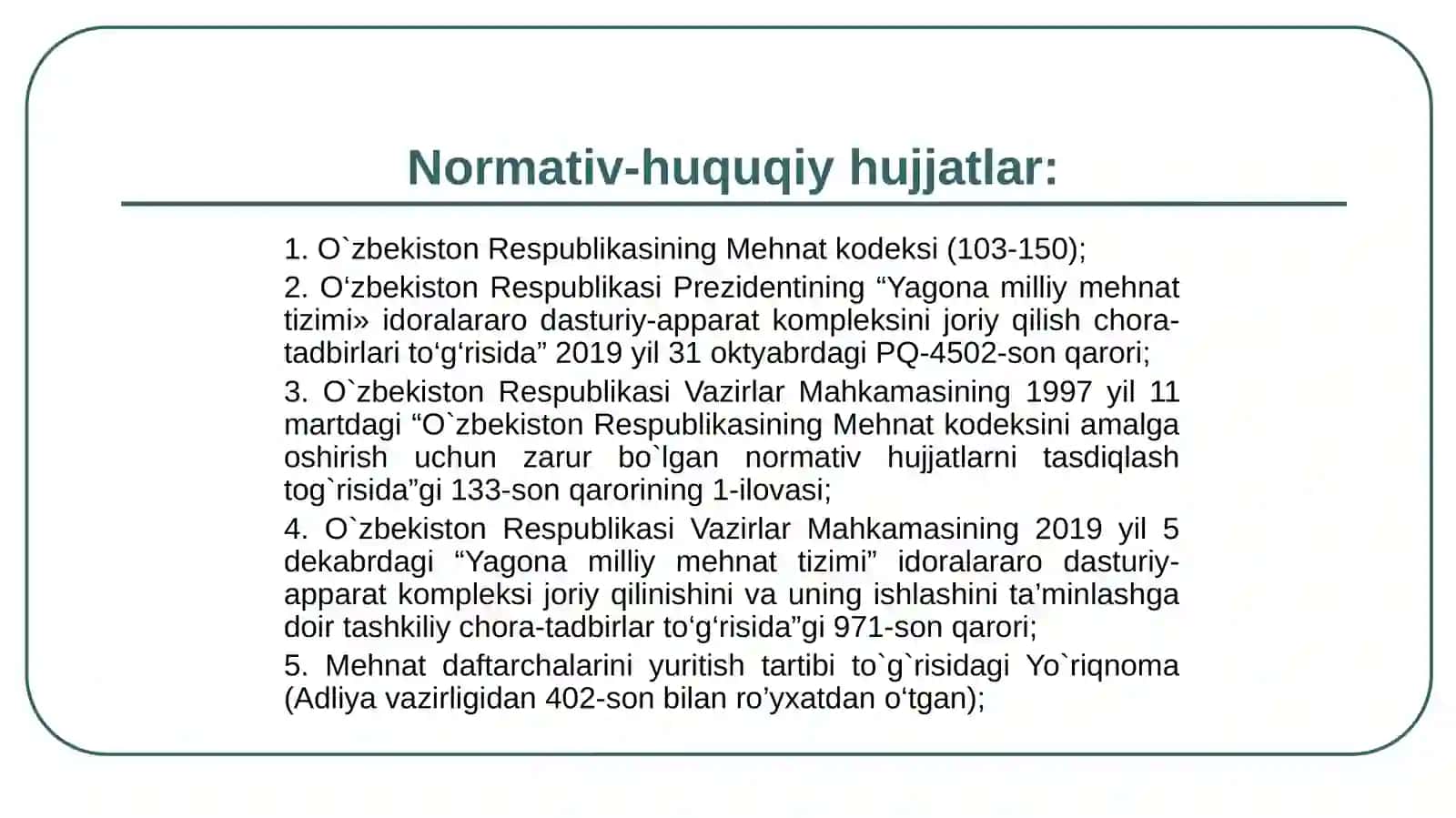 Mehnatshartnomasi 3