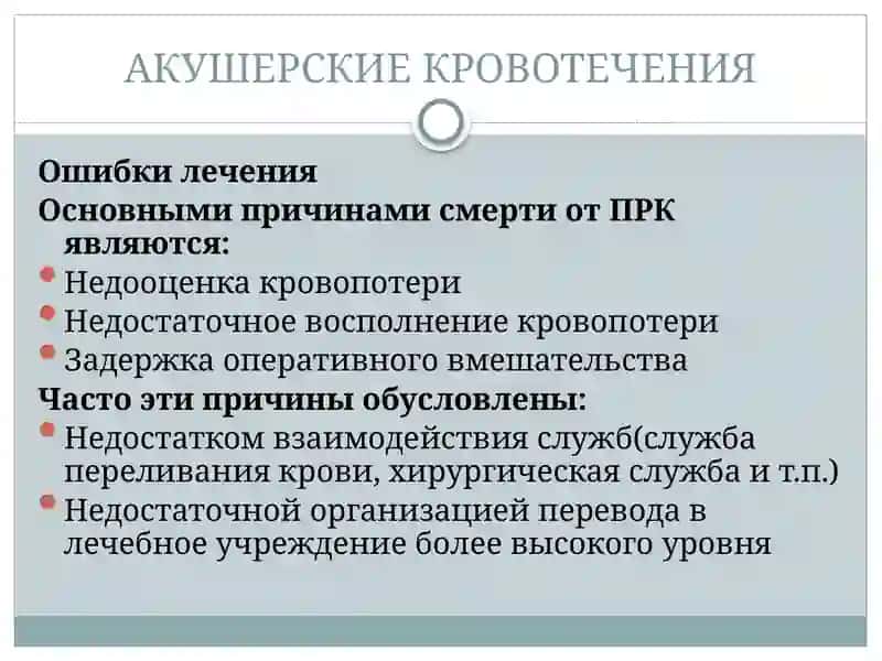 ПОСЛЕРОДОВЫЕ КРОВОТЕЧЕНИЯ 3