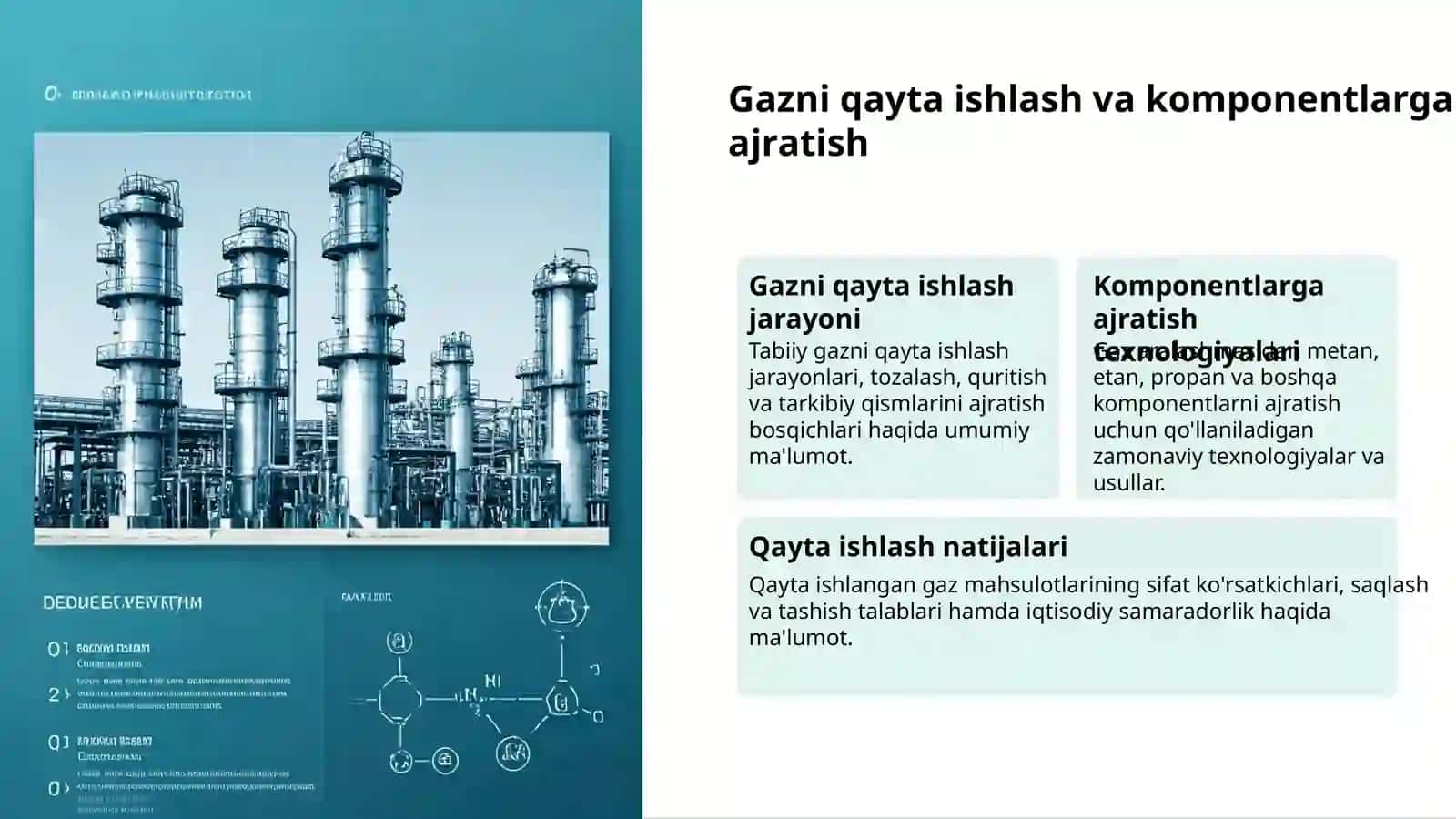 Neft va gazni qayta ishlash: zamonaviy texnologiyalar 3
