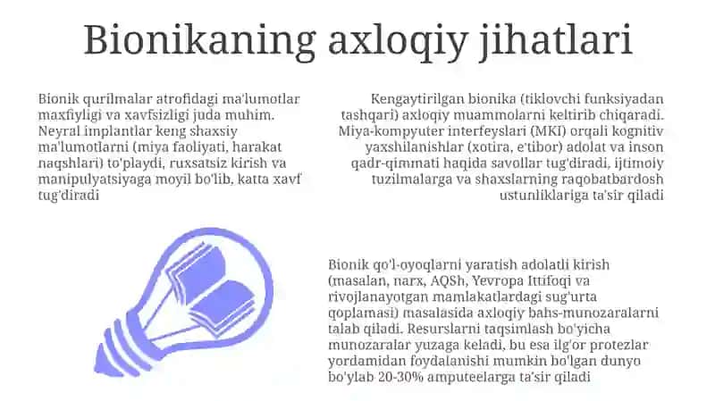 Bionika va uning inson hayotidagi órni 3