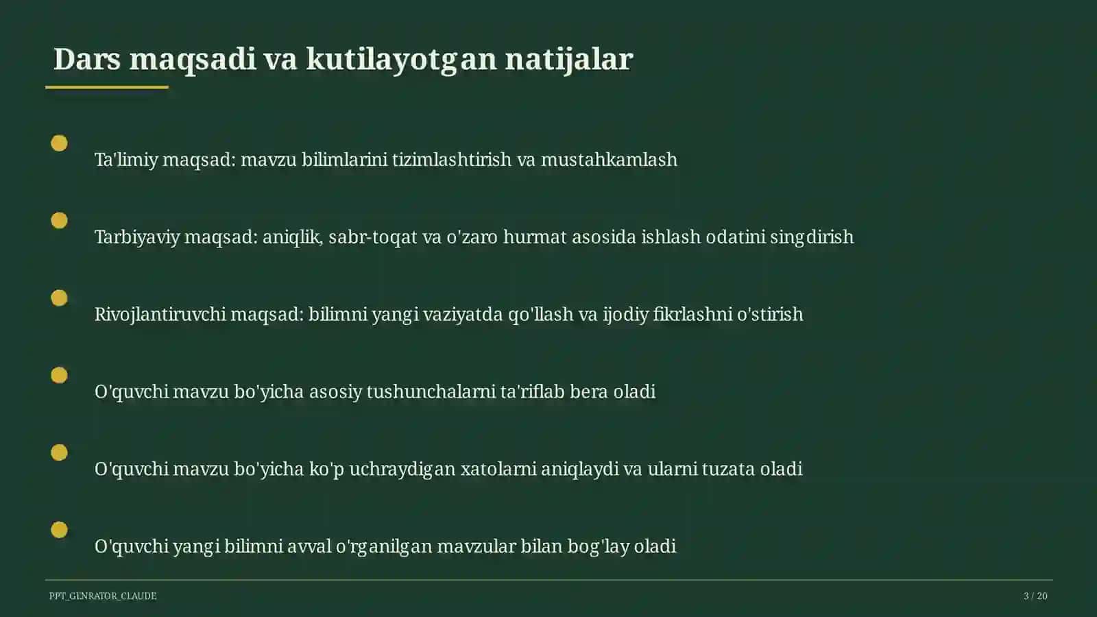 Xaritani o'qish va shartli belgilar (4-sinf) 3
