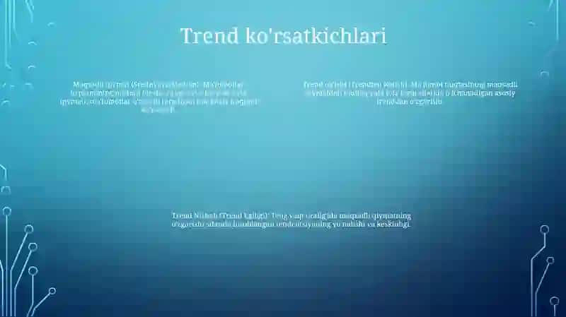 Dinamika Qatorlarni Analitik Tahlil Qilish Ko‘Rsatkichlari 3