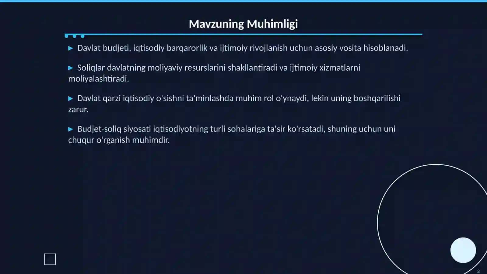 Davlat Budjeti, Soliqlar va Davlat Qarzi: Tahlil va Strategiyalar 3