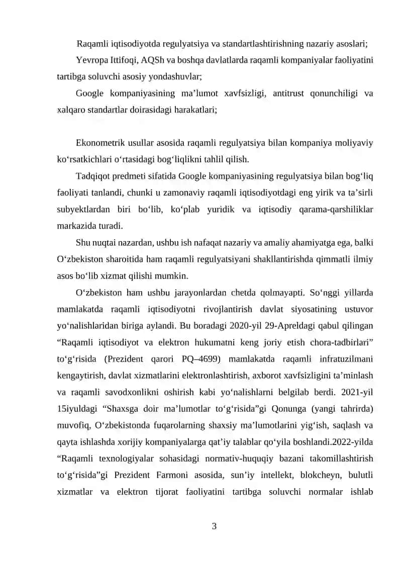 Raqamli iqtisodiyotda standartlashtirish va regulyatsiya muammolari 3