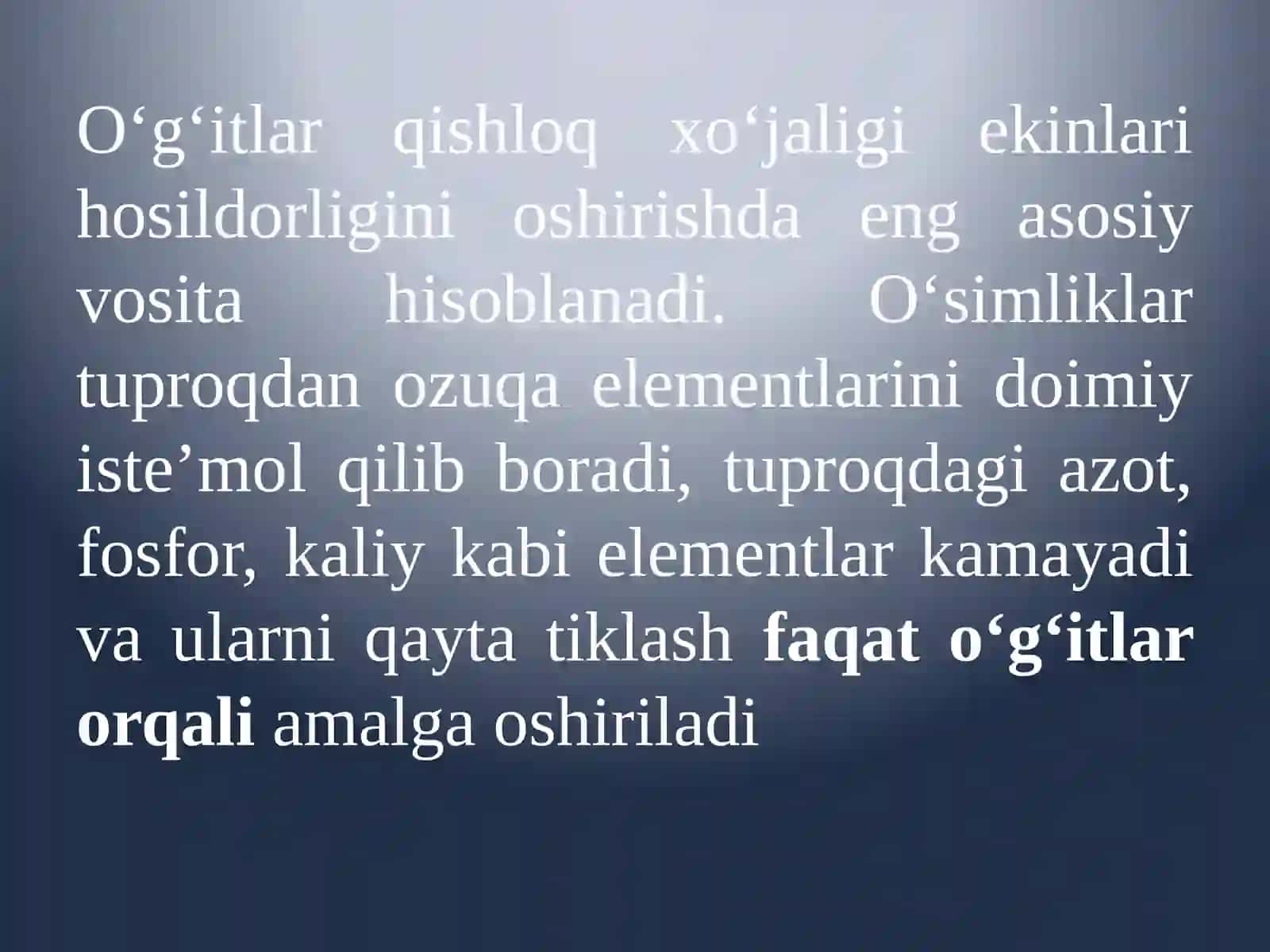 Mahalliy o’g’itlar va ulardan qishloq xo’jaligida foydalanish 3