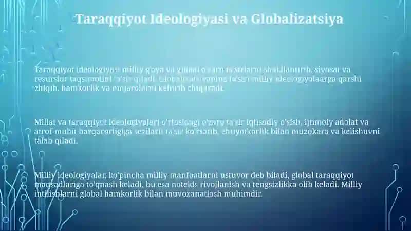 Milliy mafkura va taraqqiyot mafkurasi haqida 3