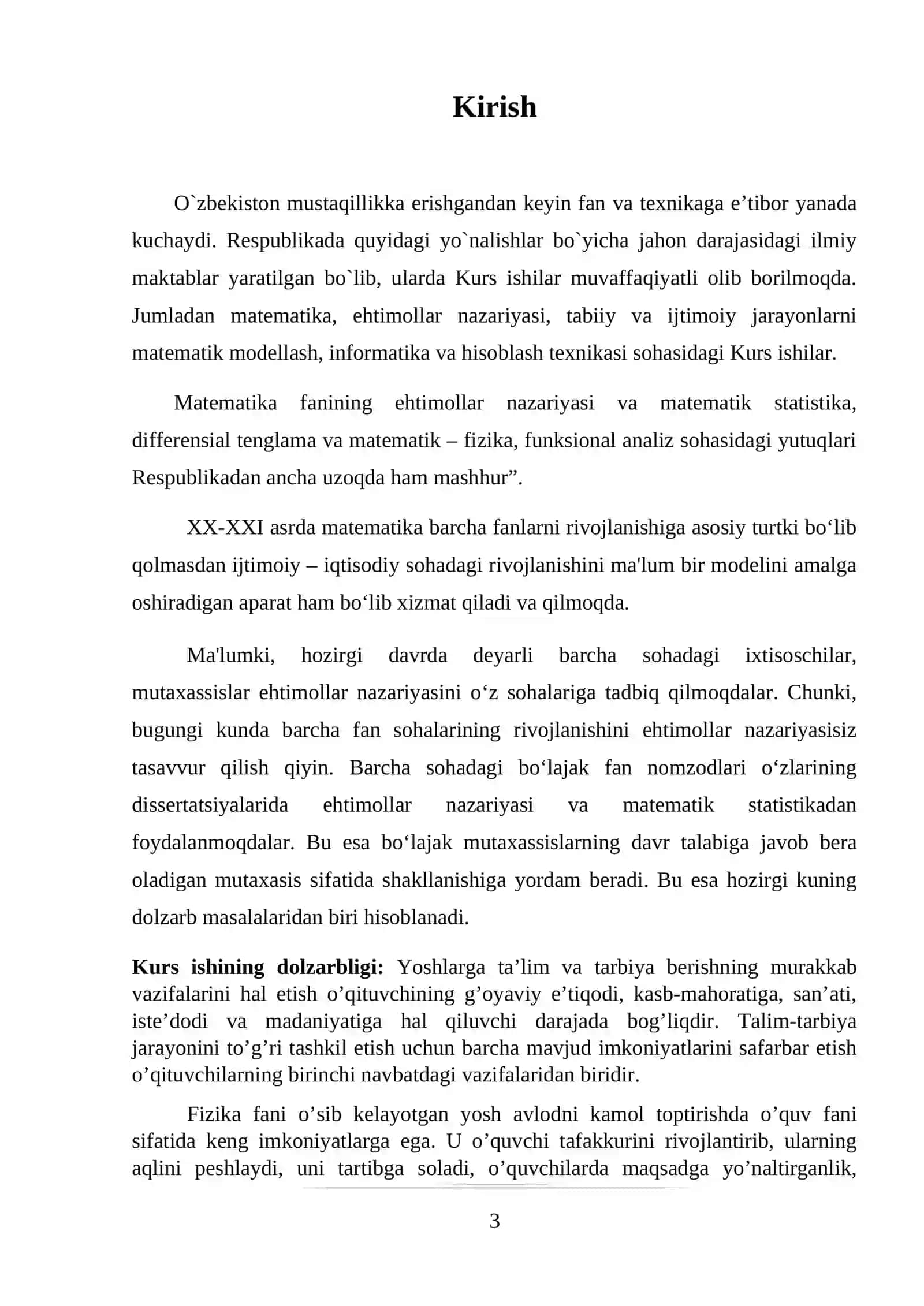 O’quvchilarni fizikadan mustaqil uy ishlarni tashkillash 3