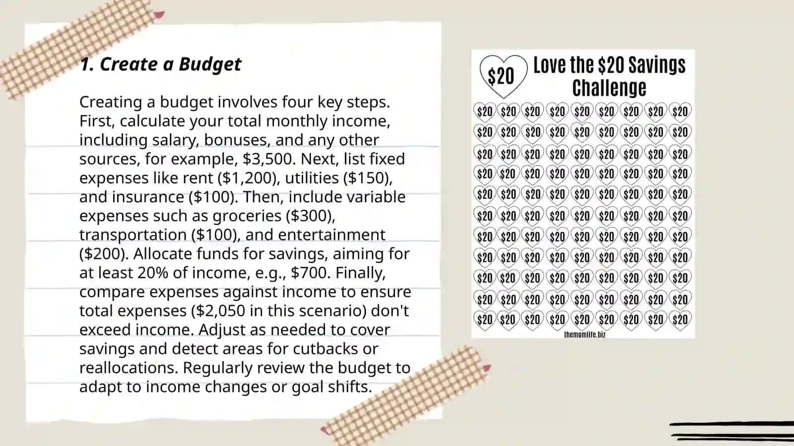 Tips for saving money 3