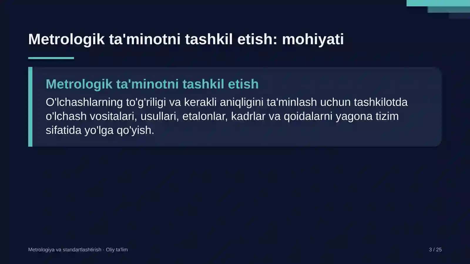 Dukkakli ekinlar yetishtirishda metrologik ta'minotni tashkil etish 3