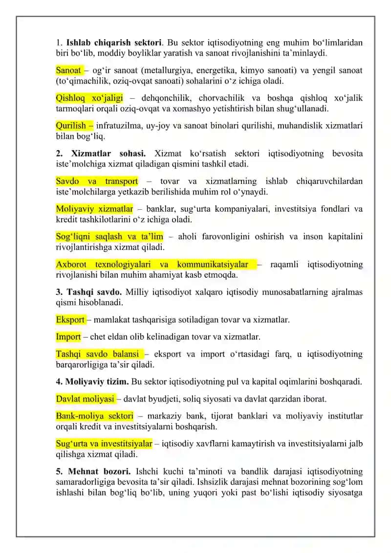 Milliy iqtisodiyot va uning makroiqtisodiy ko rsatkichlari 3