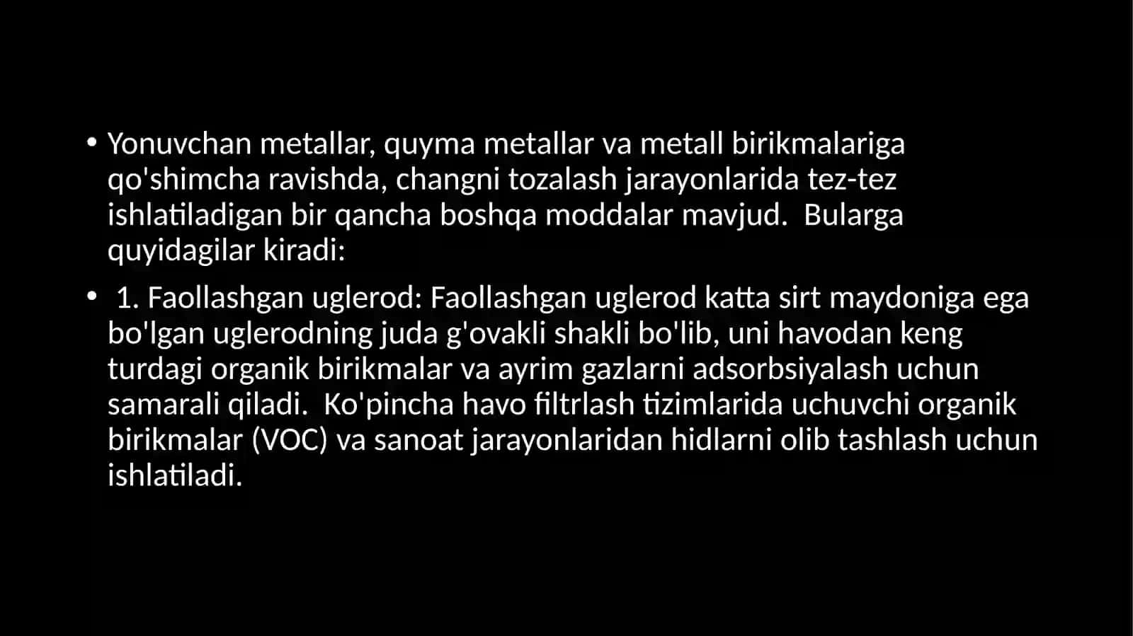 Yonuvchi metall, quyama metall va metall birikmalar 3