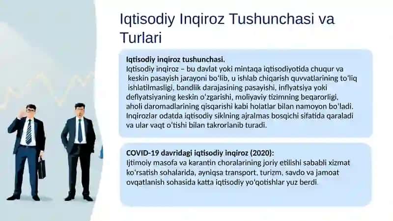Iqtisodiy Inqirozlar va Ularga Qarshi Dasturlar Samaradorligini Oshirish Yo'llari 3