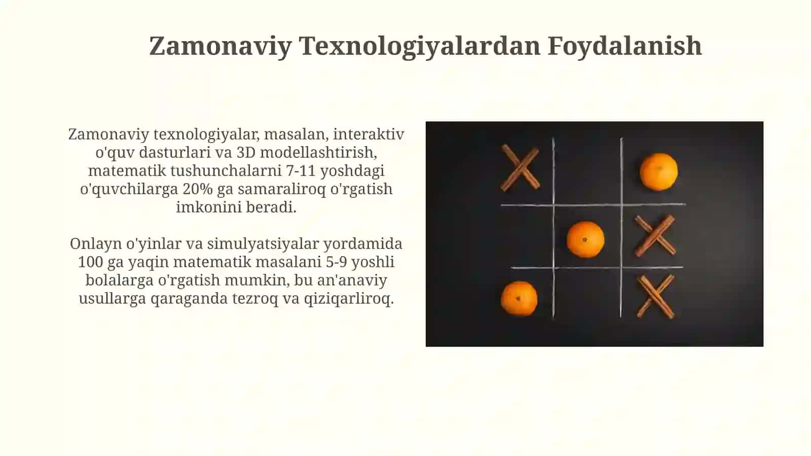 Matematik tasavvurlarni shakllantirish didaktik o'yin 3