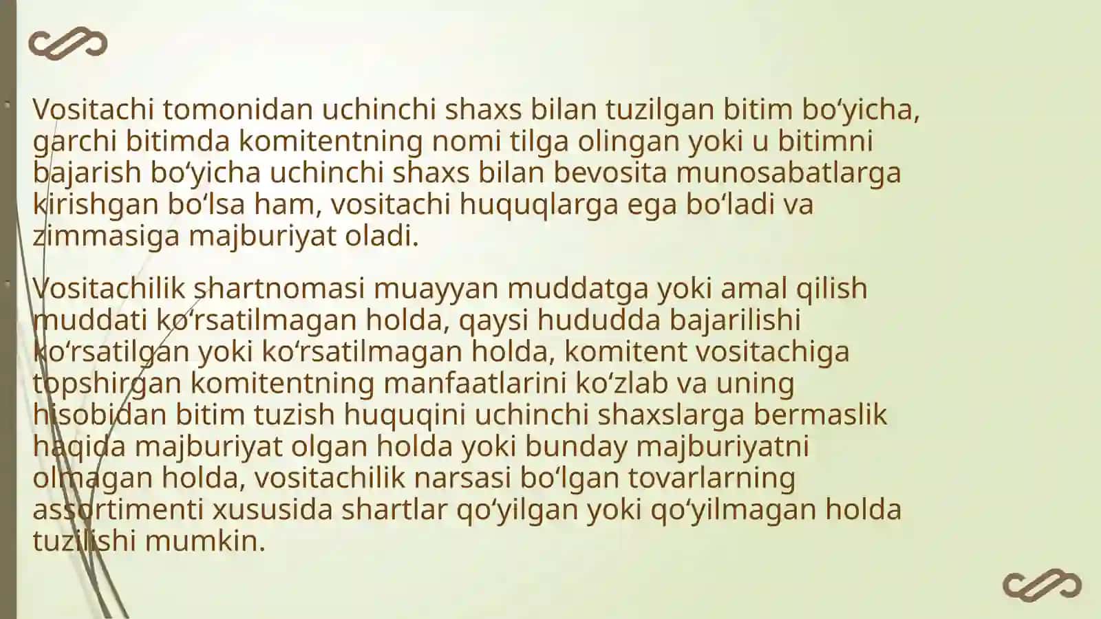 Vositachilik shartnomasi 3