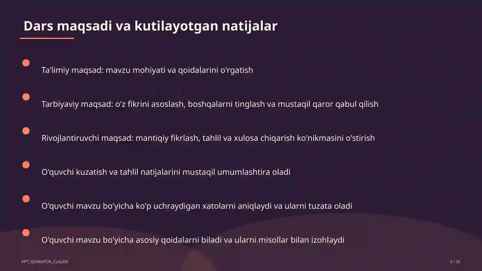 Savodxonlikni rivojlantirish 3