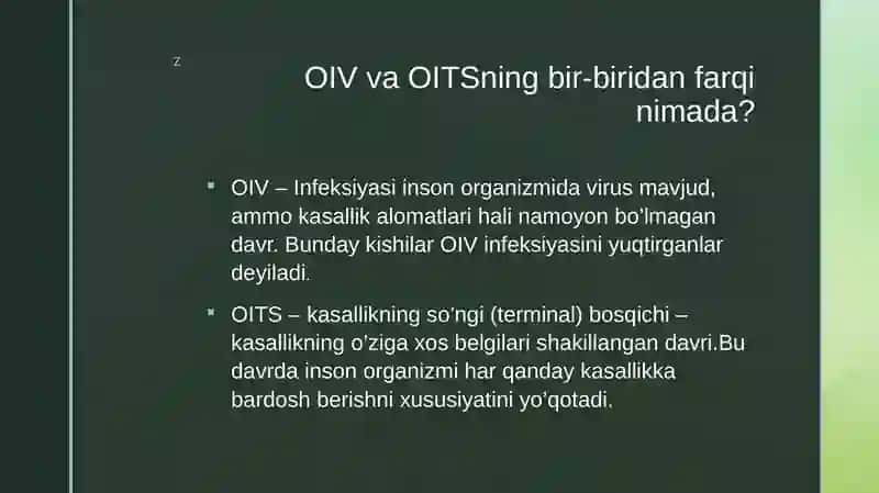 OIV Infeksiyasi 3