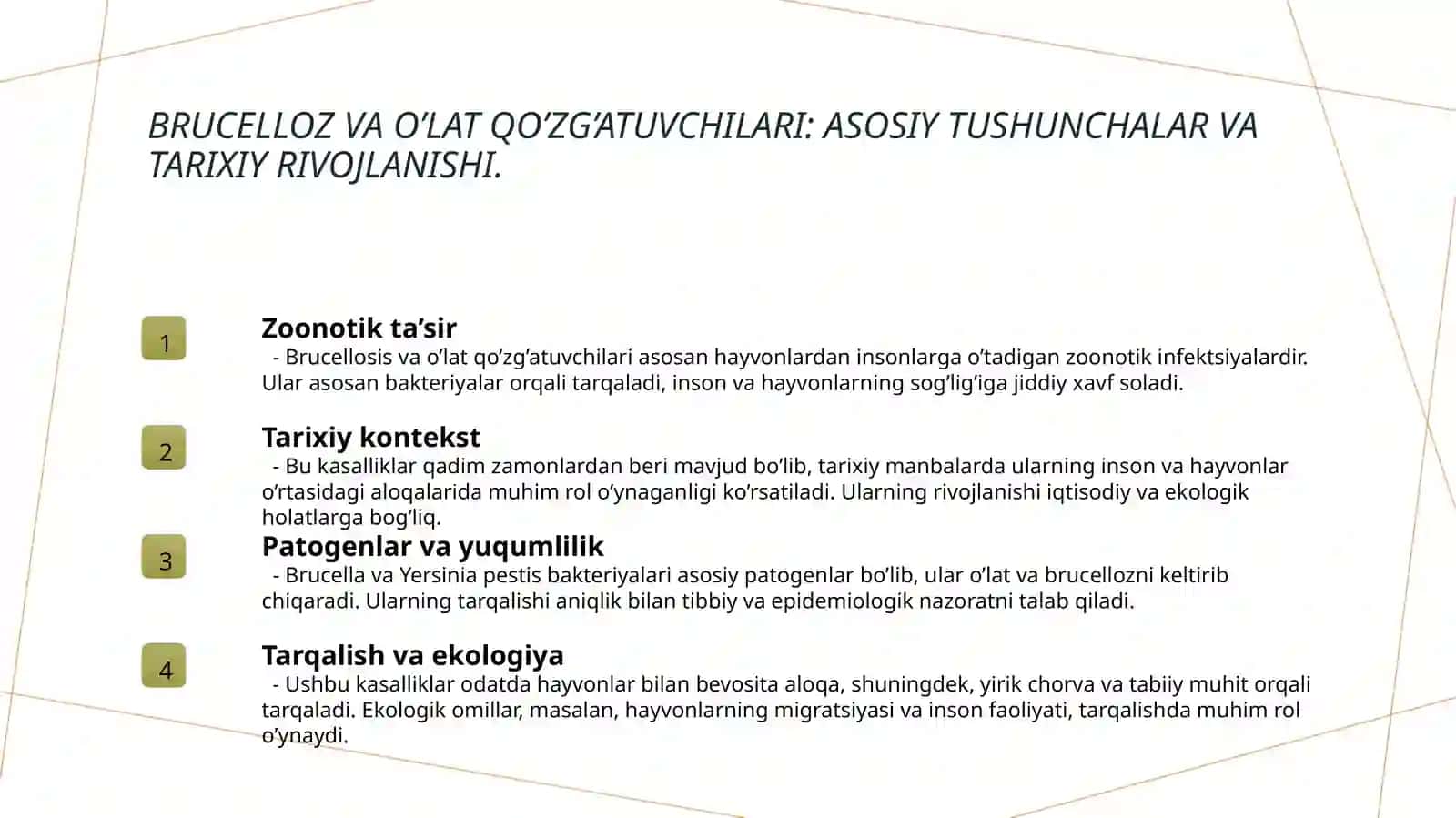 Brutsellyoz va o’lat qo’zg’atuvchilari 3