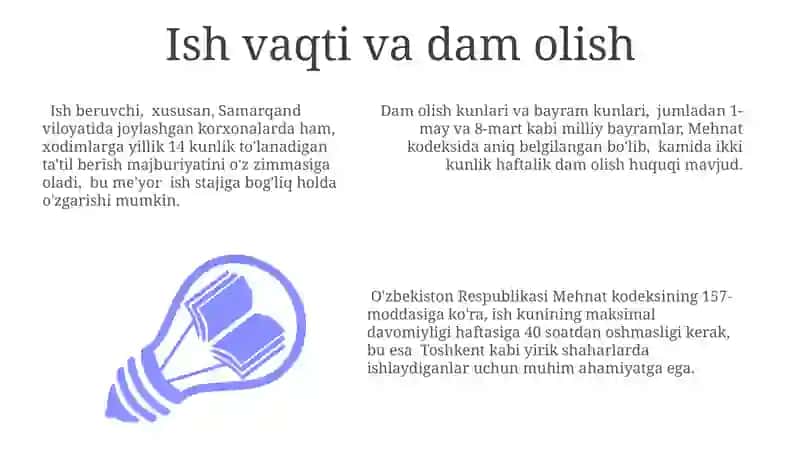 Ish beruvchining bandlik va ishga joylashtirish sohasidagi majburiyatlari 3