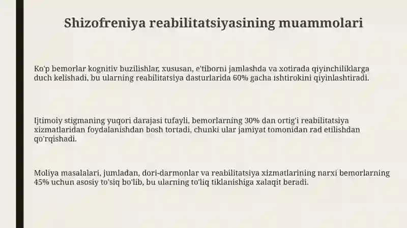 Shizofreniyareabilitatsiyamuammolari 3